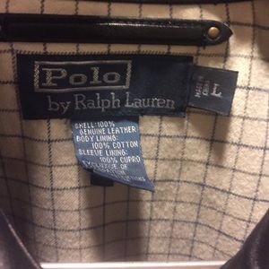 Ralph Lauren polo leather jacket